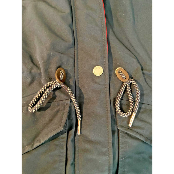 Tommy Hilfiger Women's Parka Midweight Hooded Jacket Navy, Size Small - Picture 5 of 7